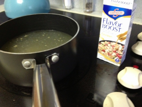 Chicken stock - getting ready for the cauliflower
